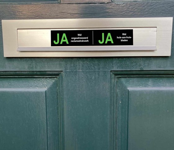 Ja/Ja-reclamesticker