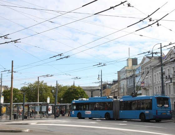 Bus bij het Willemsplein