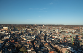 Luchtfoto van Arnhem