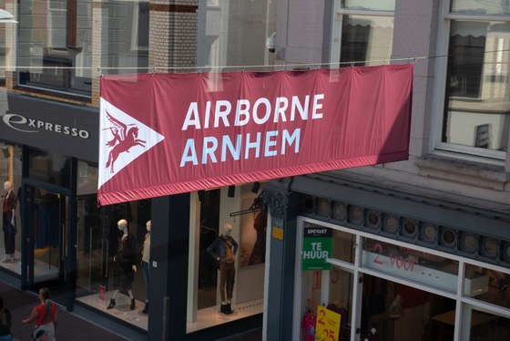 Airborne vlag in Arnhem