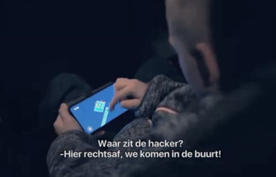 Still uit de video van de gemeente Arnhem over Hackshield.